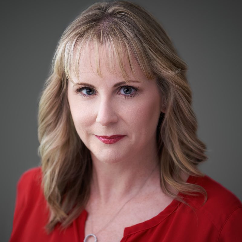 Studio portrait of Katy Grindal